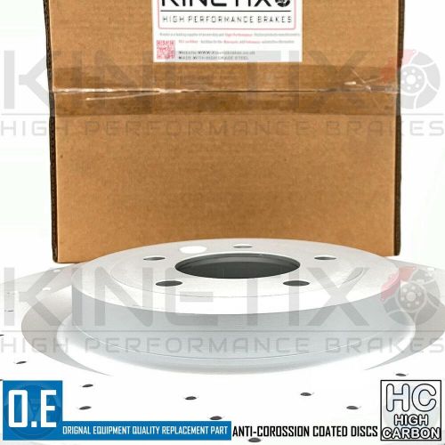 FOR LAND ROVER DEFENDER 2.0 D240 SD4 REAR CROSS DRILLED BRAKE DISCS PAIR 365mm, US $, image 2
