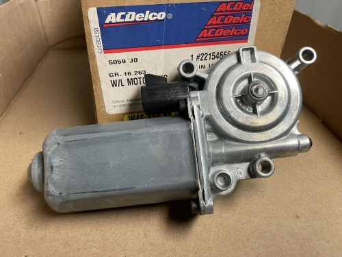 1996-02 chevrolet express gmc savana nos gm# 22154666 lh window regulator motor