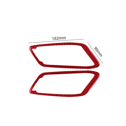2X Red Carbon Fiber Interior Door Handle Trim For Toyota Supra A90 2019-2022-, US $, image 8