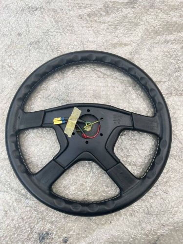 MOMO steering wheel BMW ALPINA B6 E30 leather steering wheel Very Good, US $1,299.99, image 4