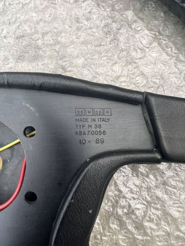 MOMO steering wheel BMW ALPINA B6 E30 leather steering wheel Very Good, US $1,299.99, image 5