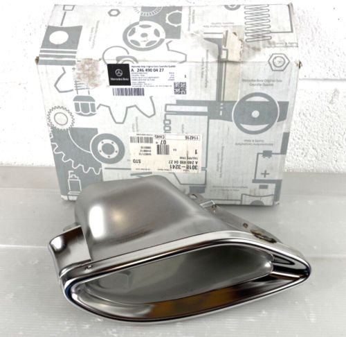 MERCEDES W176 A CLASS AMG REAR RIGHT EXHAUST TIP CHROME TAIL PIPE NEW GENUINE, US $, image 7