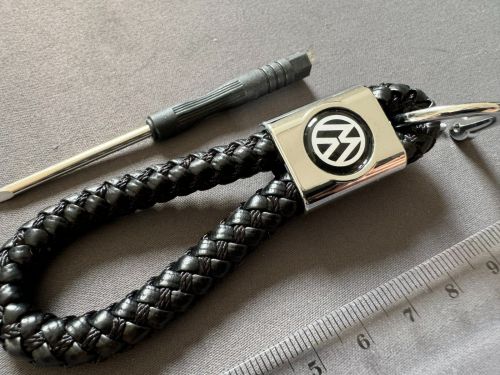 Leather Car Logo Car Key Chain Key RingKeychain ForPOLO/GOLF/TIGUAN/GTI, AU $8.99, image 2