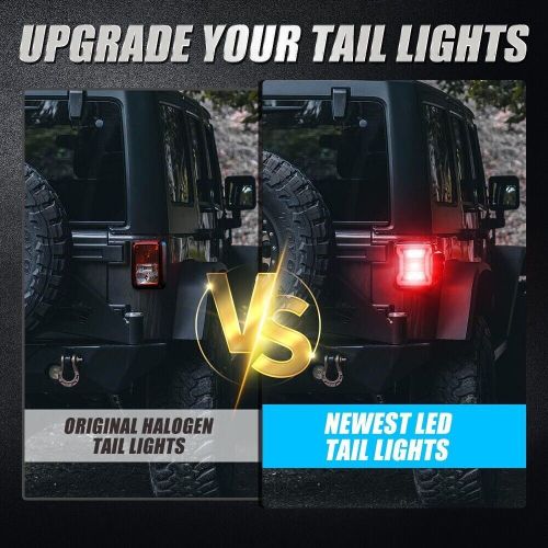 New for 18-20 21 22 JEEP WRANGLER JL REAR LED TAIL LIGHTS LEFT & RIGHT SIDE, US $225.32, image 12