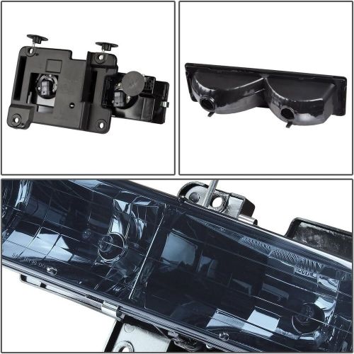 Smoked Lens Headlights+Bumper Lamps+Amber Corner Lights for Chevy C/K Suburban, US $153.99, image 7