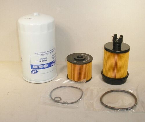 Hino 195 filter kit 1 oil 2 fuel top quality 15607-1731 15607-1733