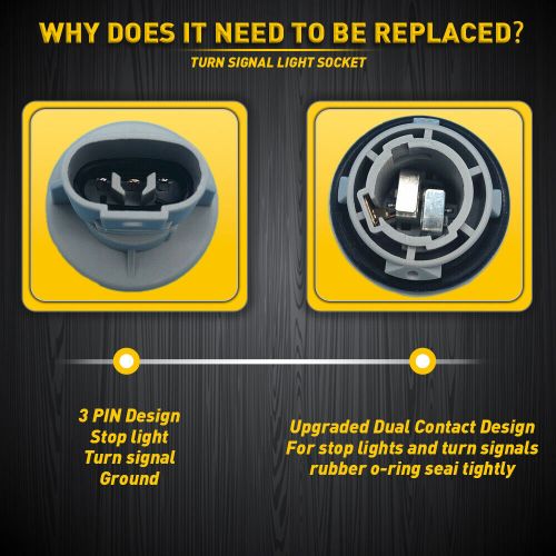 For Honda Ccord/Accord 36130 2/4Dr Turn Signal Light Socket Harness Connector, US $13.39, image 2