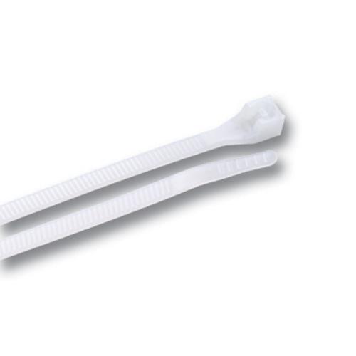 4" natural color standard nylon cable ties (100 ties per bag)