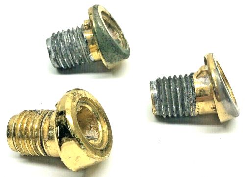 GMC Cadillac Gold Lock Bezels, OEM Parts, Lot Of 5, USED (M), US $19.99, image 6