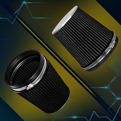 Black 6" Inlet 152mm Truck Air Intake Cone Quality Replacement Dry Air Filter, US $23.99, image 9