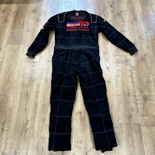 Black Racing Suit Mens Medium Patches #71 motorsports, US $89.99, image 9