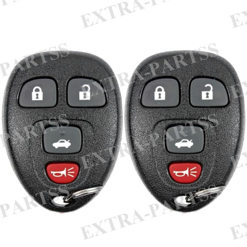 New pair gm chevy saturn buick keyless entry remote key fob transmitter alarm