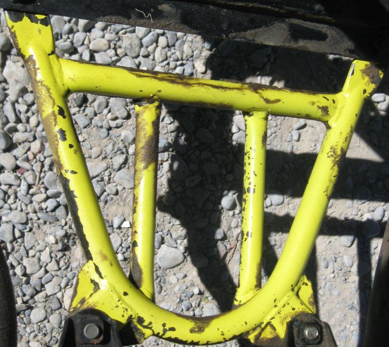 Yamaha 225 moto 4 yfm225 four wheeler atv - front engine saver skid plate - 1986