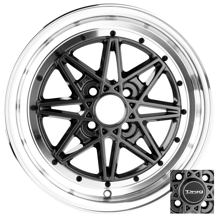 15" 4x100 drag dr20 4 lug gm wheel rim work scion xa xb