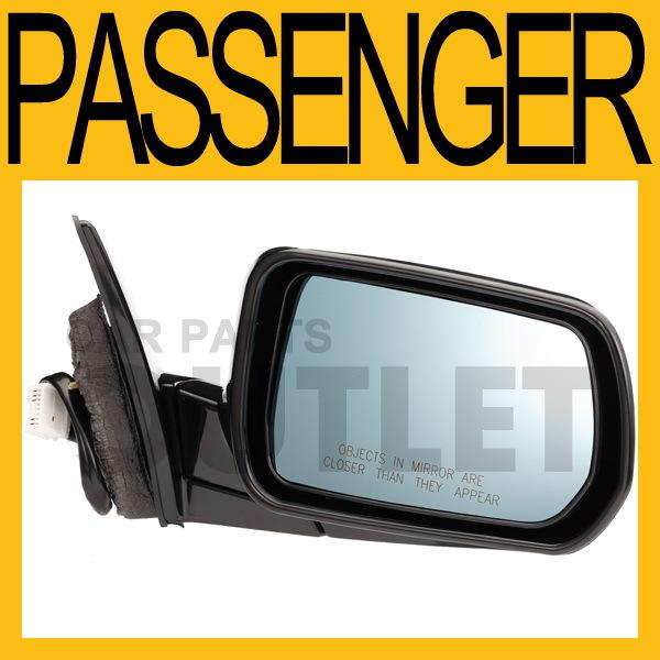 99 01 02 03 tl heated mirror power memory black manual foldable 9-prong wire rh