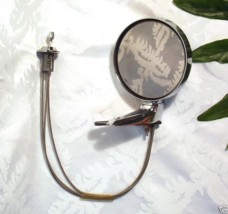 1966 1969 dart cuda charger gtx left door sideview control mirror part # 2802301