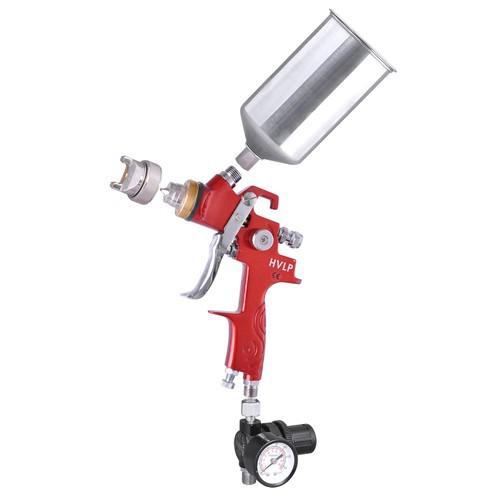 1.4 tip hvlp spray gun auto paint car base coat primer clear gauge gravity feed