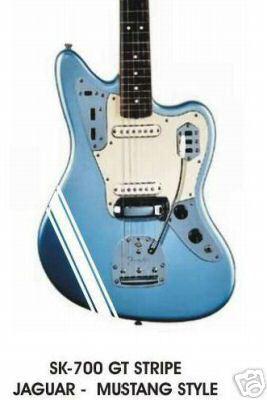 Fender mustang telecaster stratocaster jaguar stripe