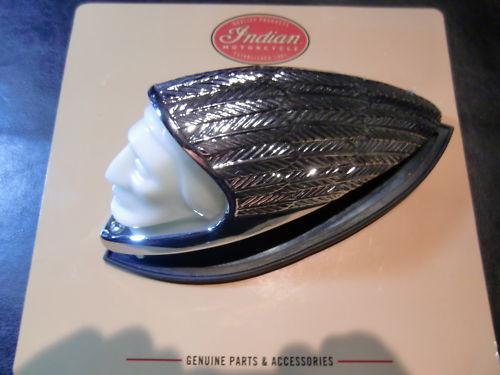 Indian motorcycle chrome front fender light