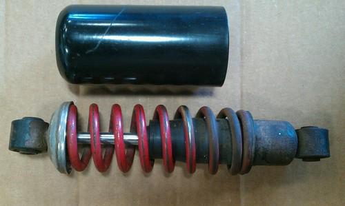 1989 polaris indy 400 rear suspension front arm shock