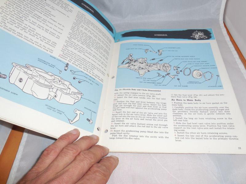 1967 Ford Autolite Model 4300 Carburetor Operation,Adjustment & Overhaul Manual, US $10.00, image 6