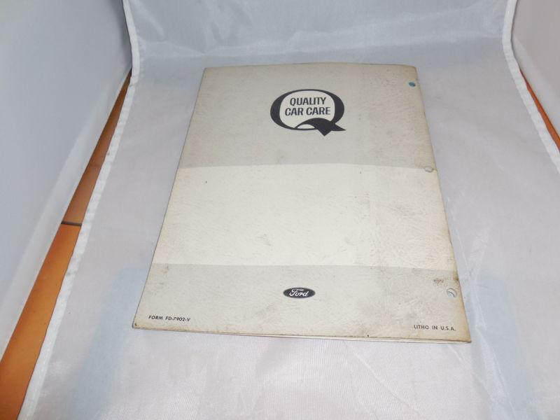 1967 Ford Autolite Model 4300 Carburetor Operation,Adjustment & Overhaul Manual, US $10.00, image 7