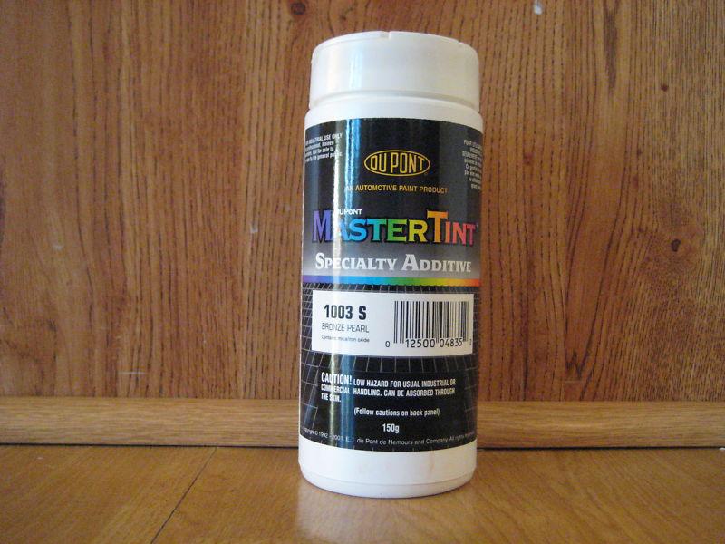 New unopened dupont bronze pearl additive pigment primer clear coat auto paint