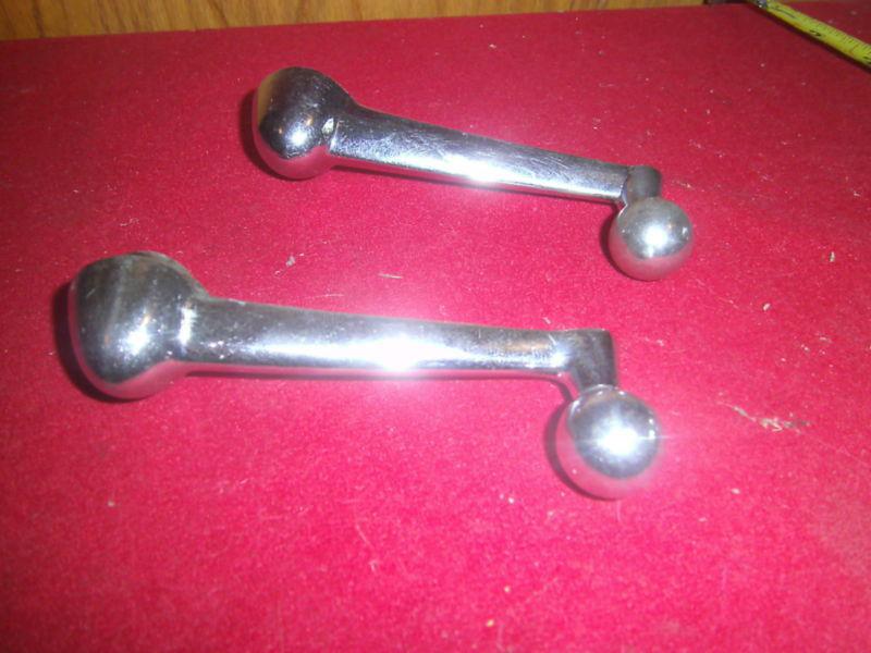 1949 ford , mercury inside window handels, cranks