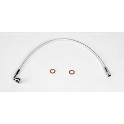 Magnum single disc 36" 90 degree top angle front brake line for all harley model