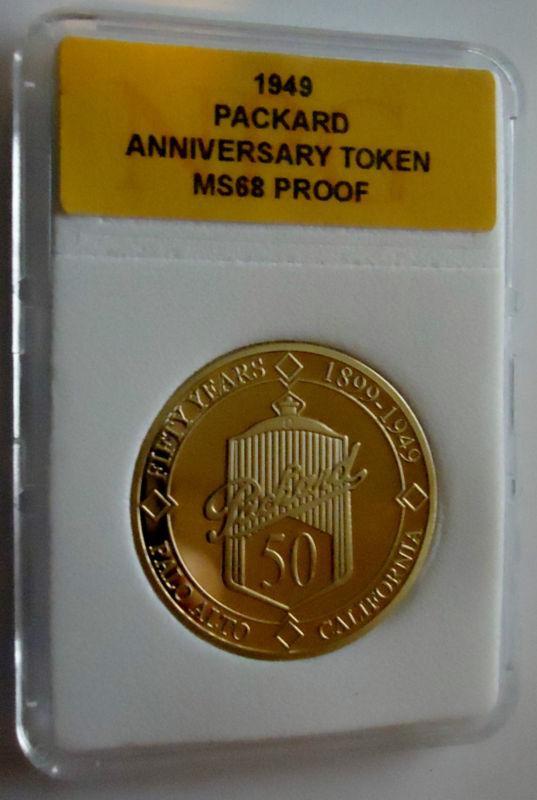 Estate find! rare 1949 packard 50 year anniversary token coin #449