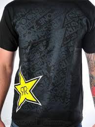 New one industries rockstar re-up tshirt black small