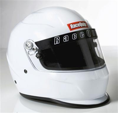 Racequip helmet full face white nomex liner snell sa2010 x-small each 284111