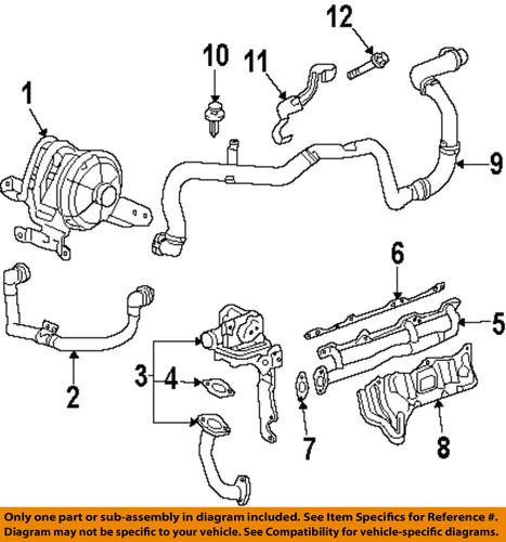 Gm oem 12591023 exhaust air supply gasket/air pipe gasket
