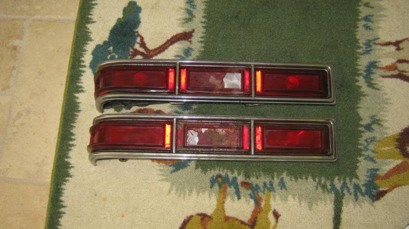 1966 chevrolet tail lights (left and right sides)