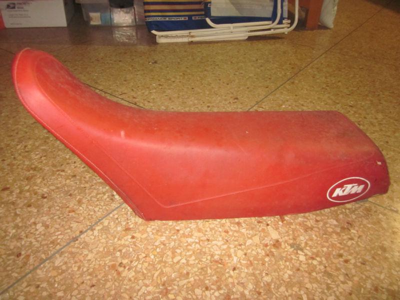 Ktm 1989-90 500 mx500 seat pan foam & red cover mx 250 350