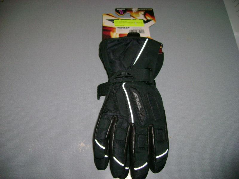 Fly racing trekker gloves black womens size xl