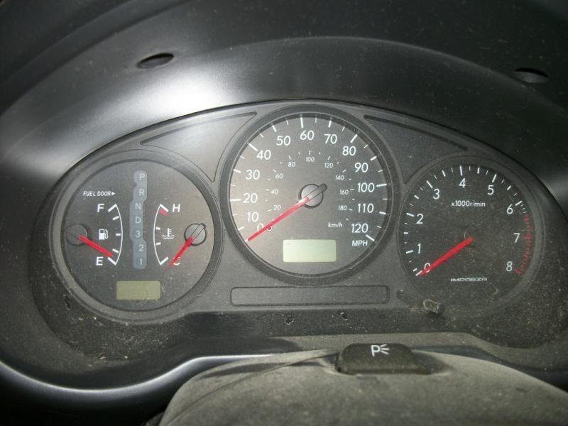 Speedometer 07 impreza mph outback exc. spec ed automatic 1124561