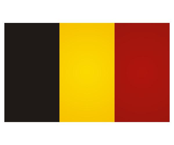 Belgium flag decal 5"x3" belgian vinyl car window bumper sticker zu1