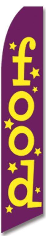 Food swooper s flag 16 ft pair (2) banner 22