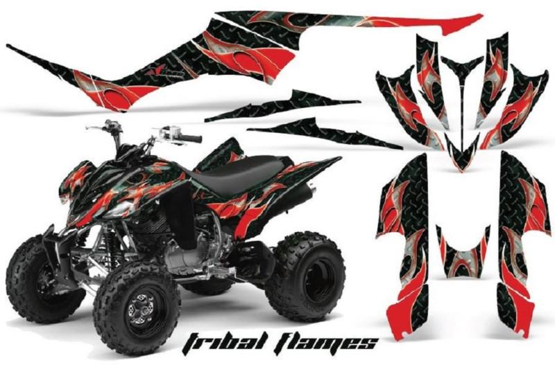Amr racing graphic kit atv yamaha raptor 350 all years race quad close out