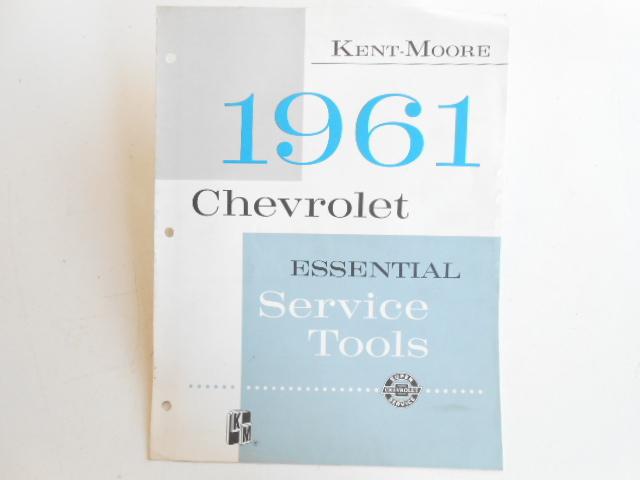 1961 kent - moore chevrolet essential service tools brochure