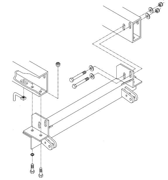 Blue ox bx2109 base plate f/ford explorer no lmtd 91-94