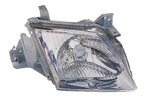 Replace ma2518104 - 00-01 mazda mpv front lh headlight lens housing