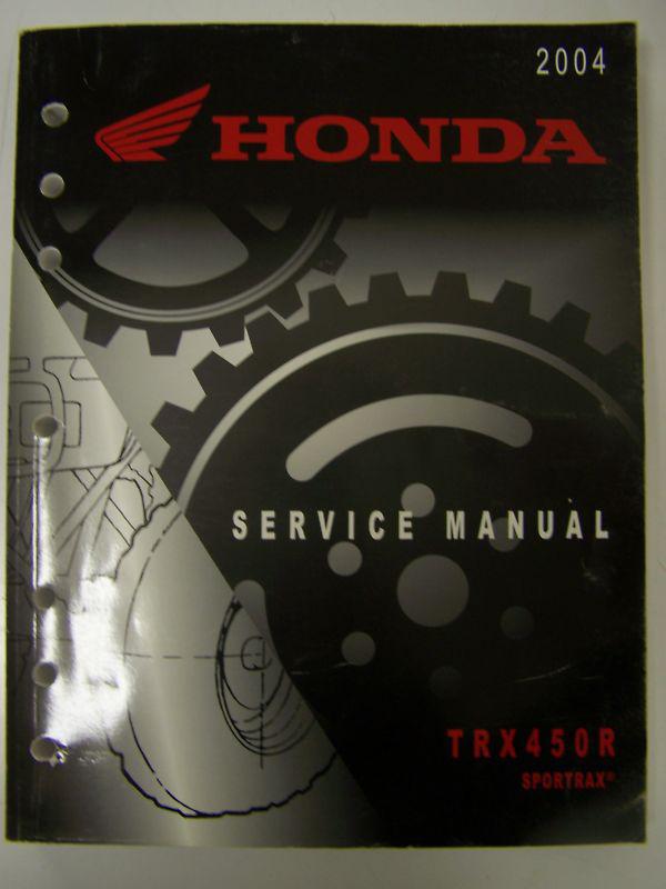 2004 honda trx450r sport atv oem service shop repair manual