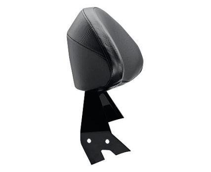 Victory motorcycle black lock & ride passenger backrest cross country crossroads
