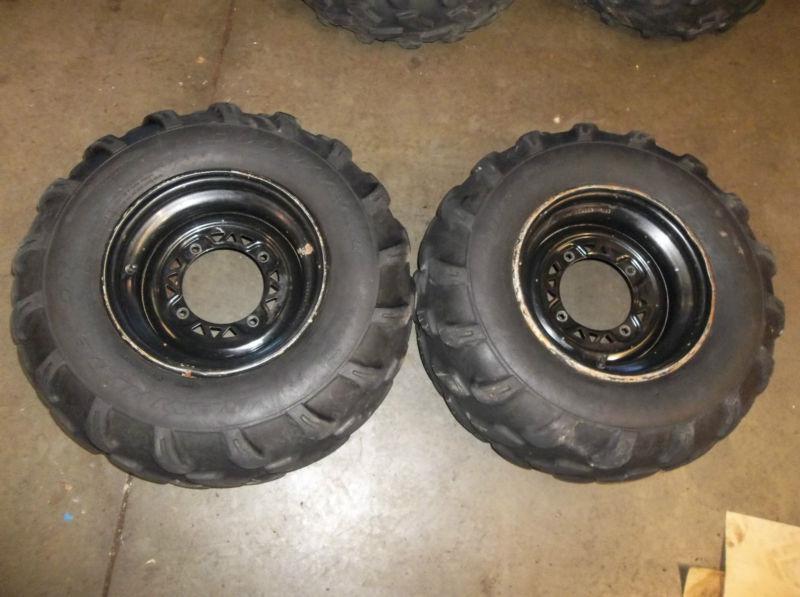 #15 2002 polaris sportsman 500 rear wheels tires & rims 