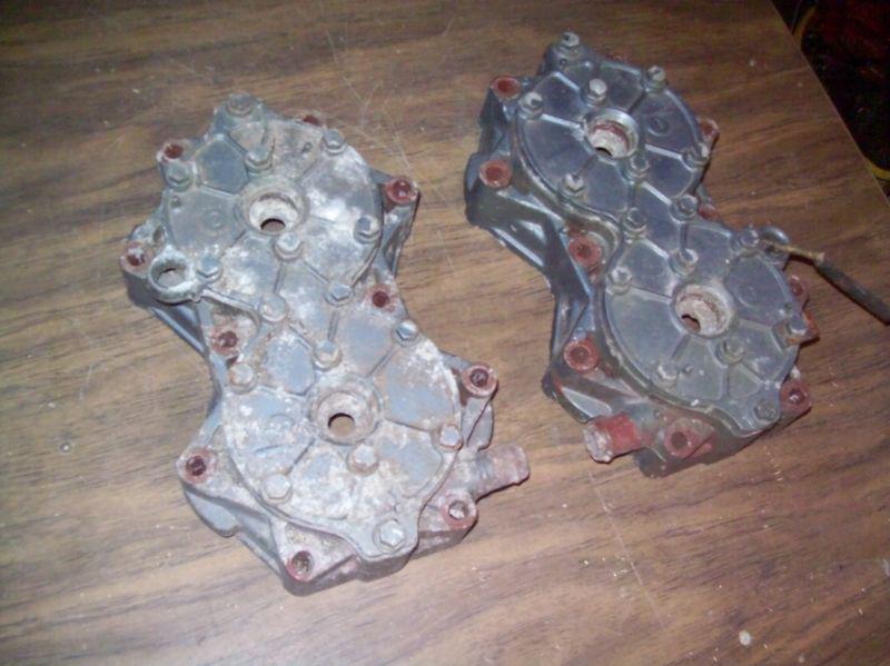 1965 evinrude 75hp starflite 7 outboard motor cylinder heads