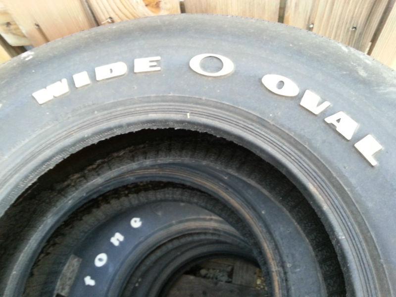 F70-14 FIRESTONE POLY/GLAS RAISED WHITE LETTER TIRES, US $300.00, image 3