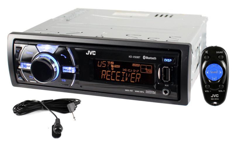 Jvc kd-x50bt  bluetooth ipod usb aux mp3 wma digital car stereo
