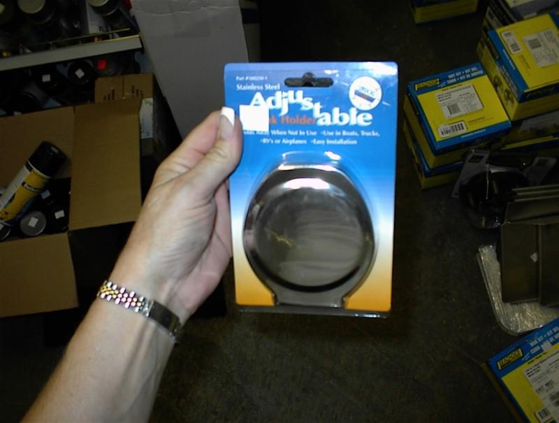 NEW STAINLESS FLUSH CUP HOLDER RETRACTABLE SEADOG, US $17.00, image 2